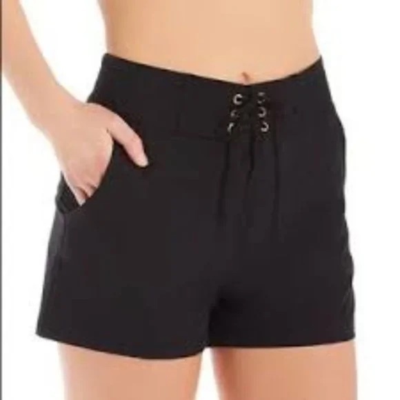 LA BLANCA by Rod Beattie All Aboard 3" Inseam Board Shorts Black - Picture 1 of 10